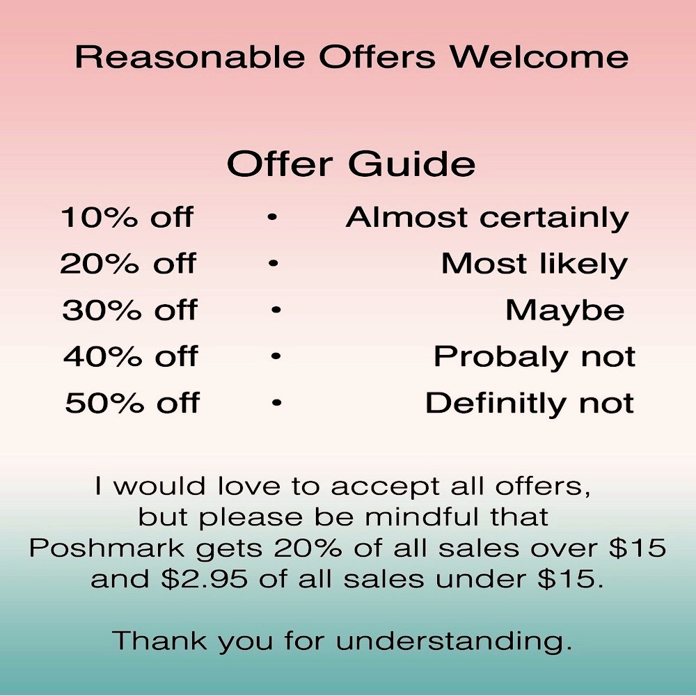 Please feel free to make offers 🤩
